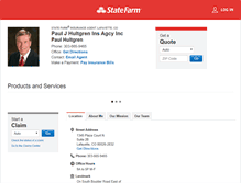 Tablet Screenshot of paulhultgren.com